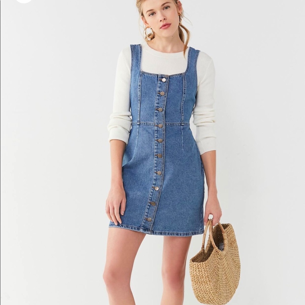 Urban Outfitters Denim Button Up Dress